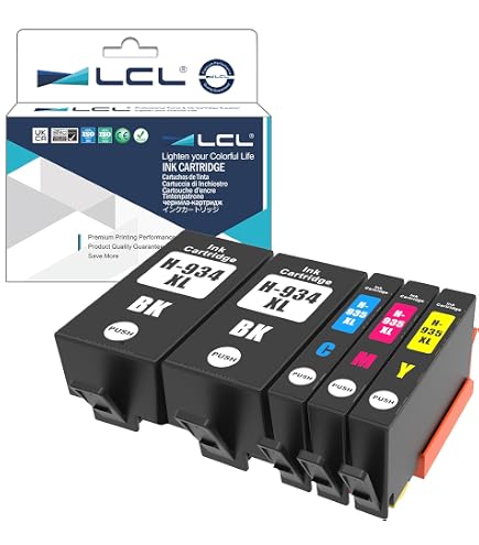 HP 934XL 935XL インクカートリッジ ８個セット Amazon.co.jp: LCL HP用 934XL 935XL C2P19AA C2P23AA C2P24AA C2P25AA